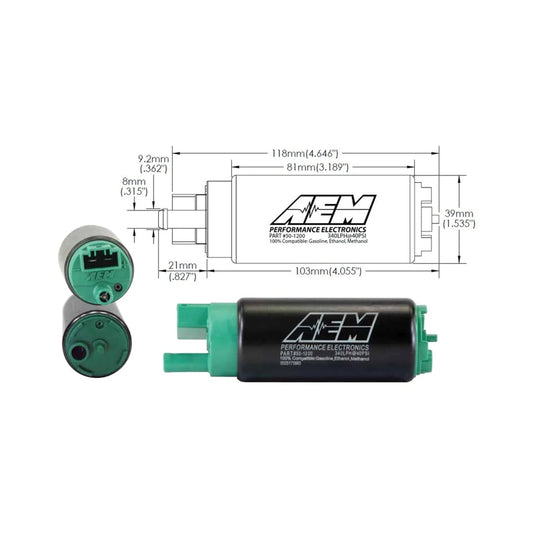 AEM 340 LPH Fuel Pump