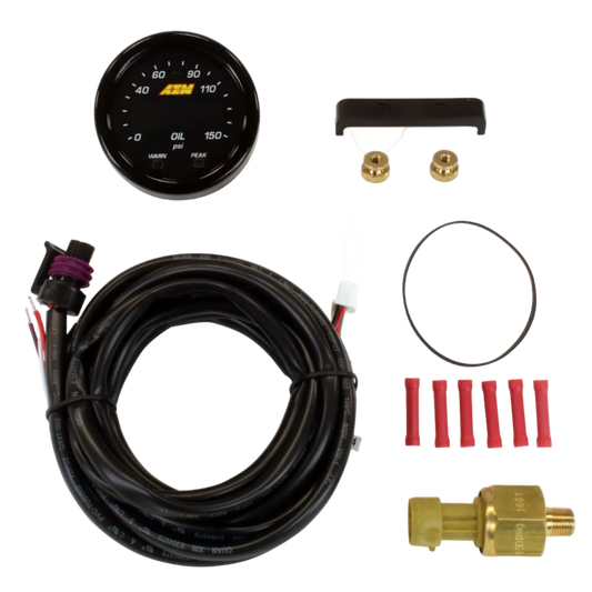 AEM X-Series Fluid Pressure Gauge Kit